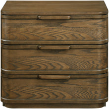 Load image into Gallery viewer, Tiberio - Oak Veneer And Solid Wood Nightstand