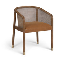 Load image into Gallery viewer, Sylvan - Vegan Leather Dining Chair (Set of 2) - Brown Frame