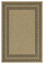 Load image into Gallery viewer, Earth - 5'3" X 7'3" Polypropylene Indoor, Outdoor Area Rug - Jute / Black