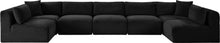 Load image into Gallery viewer, Shaggy - 7 Piece Modular U-Shaped Armless Sectional