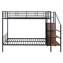 Load image into Gallery viewer, Bunk Bed With Lateral Storage Ladder And Wardrobe