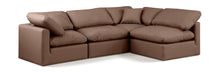 Load image into Gallery viewer, Indulge - Faux Leather 4 Piece Modular Sectional