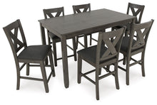 Load image into Gallery viewer, Caitbrook - Rect Drm Counter Table Set (Set of 7) - Gray