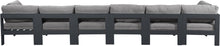Load image into Gallery viewer, Nizuc - Outdoor Patio 6 Seat Modular Sofa With Gray Frame
