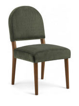 Load image into Gallery viewer, Varinelle - Velvet Dining Chair (Set of 2) - Walnut Frame