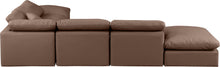 Load image into Gallery viewer, Indulge - Faux Leather 6 Piece Modular Armless Sectional