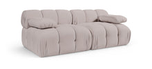 Load image into Gallery viewer, Orin - Velvet Performance Fabric Upholstered 2 Piece Modular Sofa