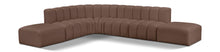 Load image into Gallery viewer, Arc - Faux Leather 7 Piece Corner Modular Sofa