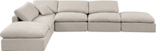 Load image into Gallery viewer, Indulge - Linen 6 Piece Modular Armless Sectional
