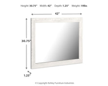 Load image into Gallery viewer, Gerridan - Bedroom Mirror - White / Gray