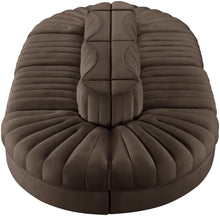 Load image into Gallery viewer, Rummi - Oval Velvet Performance Fabric Upholstered 8 Piece Modular Sectional