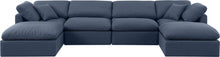 Load image into Gallery viewer, Indulge - Linen 6 Piece Modular Double Chaise Sectional