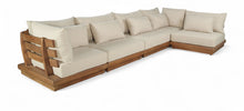 Load image into Gallery viewer, Mirella - 5 Piece Water Resistant Fabric Upholstered Outdoor Patio Modular Sectional