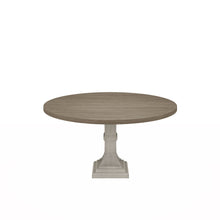 Load image into Gallery viewer, Tannen - Round Dining Table - White And Gray