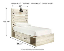Load image into Gallery viewer, Cambeck Bed with 4 Storage Drawers