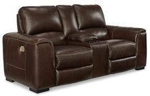 Load image into Gallery viewer, Alessandro Power Reclining Loveseat with Console - Ego Home Furniture