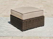 Load image into Gallery viewer, Coastline Bay Outdoor Ottoman with Cushion