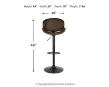 Load image into Gallery viewer, Bellatier Adjustable Height Bar Stool - Ego Home Furniture