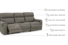 Load image into Gallery viewer, Starbot 3-Piece Power Reclining Sofa - Ego Home Furniture