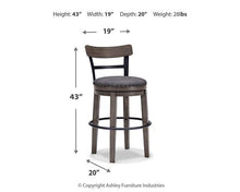 Load image into Gallery viewer, Caitbrook Bar Height Bar Stool