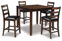 Load image into Gallery viewer, Coviar Counter Height Dining Table and Bar Stools (Set of 5) - Ego Home Furniture