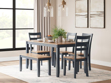 Load image into Gallery viewer, Gesthaven Dining Table with 4 Chairs and Bench (Set of 6) - Ego Home Furniture