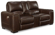 Load image into Gallery viewer, Alessandro Power Reclining Loveseat with Console - Ego Home Furniture