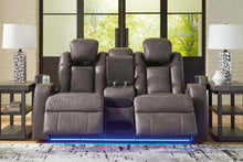 Load image into Gallery viewer, Fyne-Dyme Power Reclining Loveseat with Console - Ego Home Furniture
