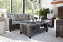 Load image into Gallery viewer, Cloverbrooke 4-Piece Outdoor Conversation Set - Ego Home Furniture