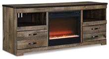 Load image into Gallery viewer, Trinell 63" TV Stand with Electric Fireplace image