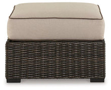 Load image into Gallery viewer, Coastline Bay Outdoor Ottoman with Cushion