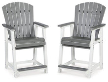 Load image into Gallery viewer, Transville Outdoor Counter Height Bar Stool (Set of 2) image