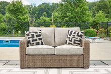Load image into Gallery viewer, Beachcroft Outdoor Loveseat with Cushion