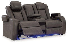 Load image into Gallery viewer, Fyne-Dyme Power Reclining Loveseat with Console