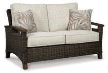 Load image into Gallery viewer, Paradise Trail Outdoor Loveseat, Lounge Chairs and Fire Pit Table - Ego Home Furniture