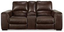 Load image into Gallery viewer, Alessandro Power Reclining Loveseat with Console