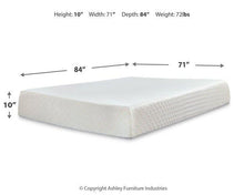Load image into Gallery viewer, 10 Inch Chime Memory Foam Mattress Set - Ego Home Furniture