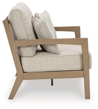 Load image into Gallery viewer, Hallow Creek Outdoor Loveseat with Cushion
