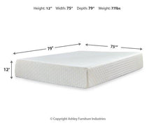 Load image into Gallery viewer, Chime 12 Inch Memory Foam Mattress in a Box - Ego Home Furniture