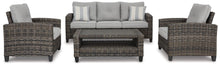 Load image into Gallery viewer, Cloverbrooke 4-Piece Outdoor Conversation Set - Ego Home Furniture