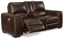 Load image into Gallery viewer, Alessandro Power Reclining Loveseat with Console