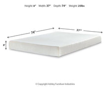 Load image into Gallery viewer, Chime 8 Inch Memory Foam Mattress in a Box