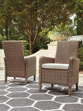 Load image into Gallery viewer, Beachcroft Outdoor Arm Chair with Cushion (Set of 2)