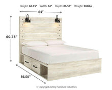 Load image into Gallery viewer, Cambeck Bed with 4 Storage Drawers