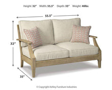 Load image into Gallery viewer, Clare View Loveseat with Cushion