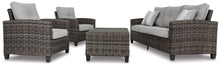 Load image into Gallery viewer, Cloverbrooke 4-Piece Outdoor Conversation Set - Ego Home Furniture