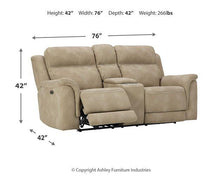 Load image into Gallery viewer, Next-Gen DuraPella Power Reclining Loveseat with Console - Ego Home Furniture