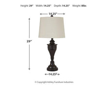 Load image into Gallery viewer, Darlita Table Lamp (Set of 2) - Ego Home Furniture