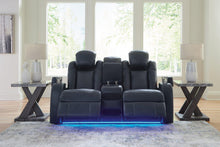Load image into Gallery viewer, Fyne-Dyme Power Reclining Loveseat with Console - Ego Home Furniture