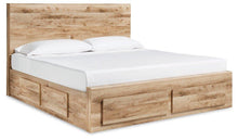 Load image into Gallery viewer, Hyanna Panel Storage Bed with 2 Under Bed Storage Drawer image